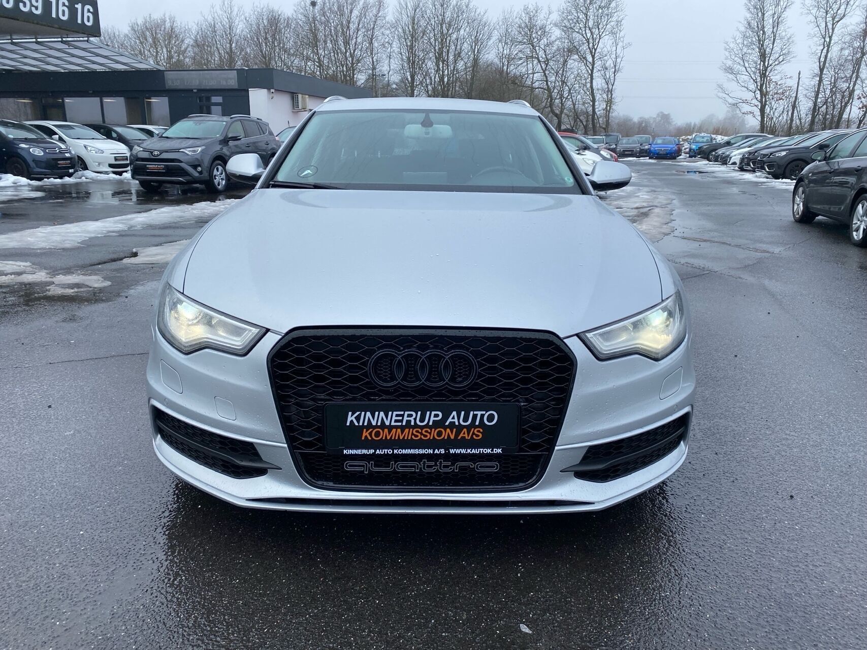 Sølv Audi A6 fra 2014