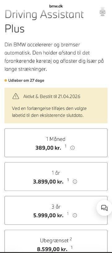 Grå BMW iX fra 2023