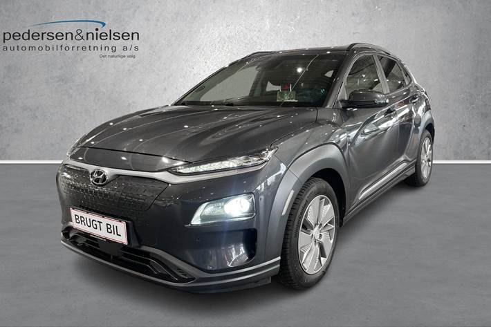 Grå Hyundai Kona fra 2019