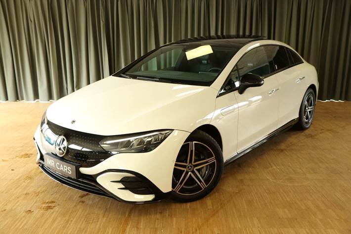 Hvid Mercedes EQE350+ fra 2025