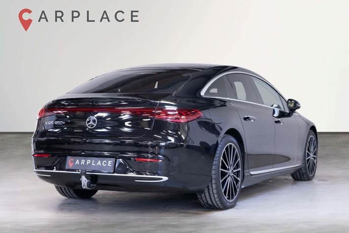 Sort Mercedes EQS450+ fra 2022