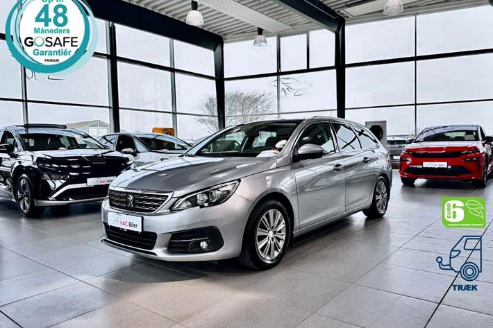 Grå Peugeot 308 fra 2018