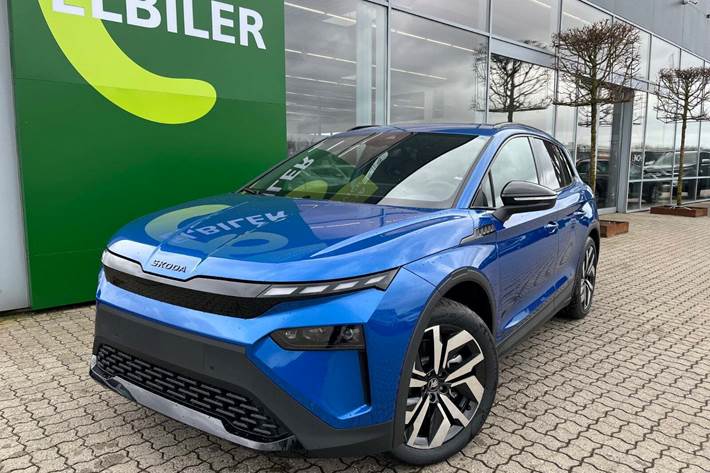 Blå Skoda Elroq fra 2026