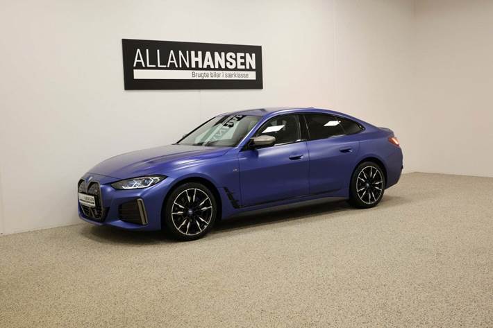 Blå BMW i4 fra 2022