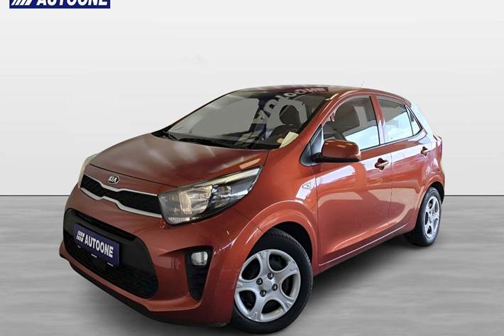 Orange Kia Picanto fra 2018 set udefra
