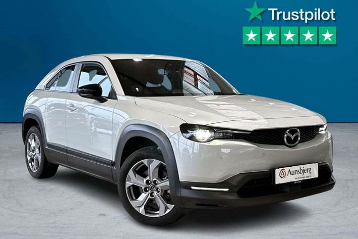Sølv Mazda MX-30 fra 2021