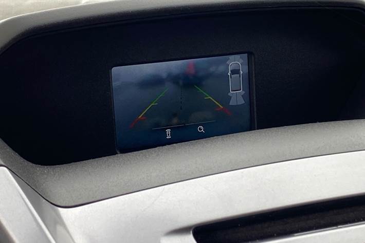 Blå Ford Transit fra 2018