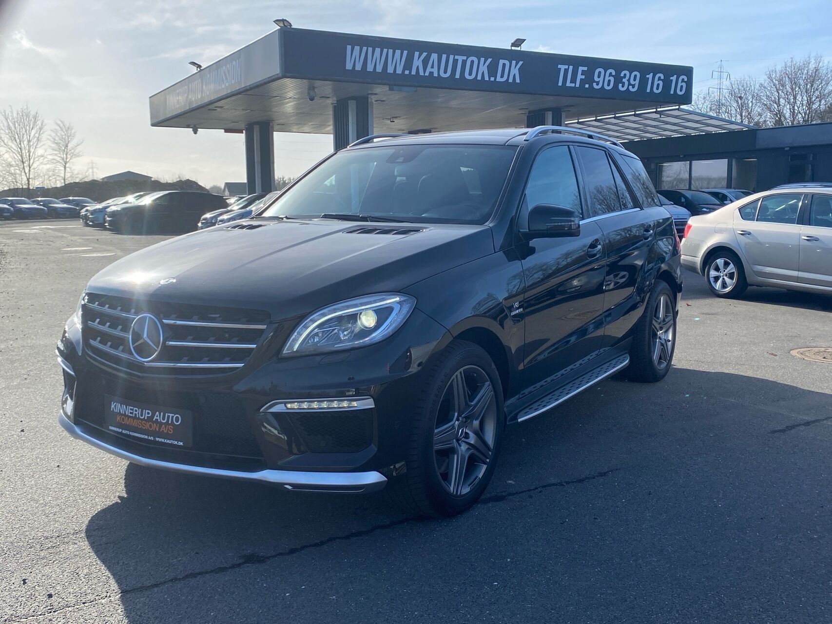 Sort Mercedes ML63 AMG fra 2014