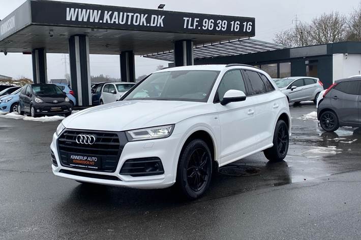 Hvid Audi Q5 fra 2017