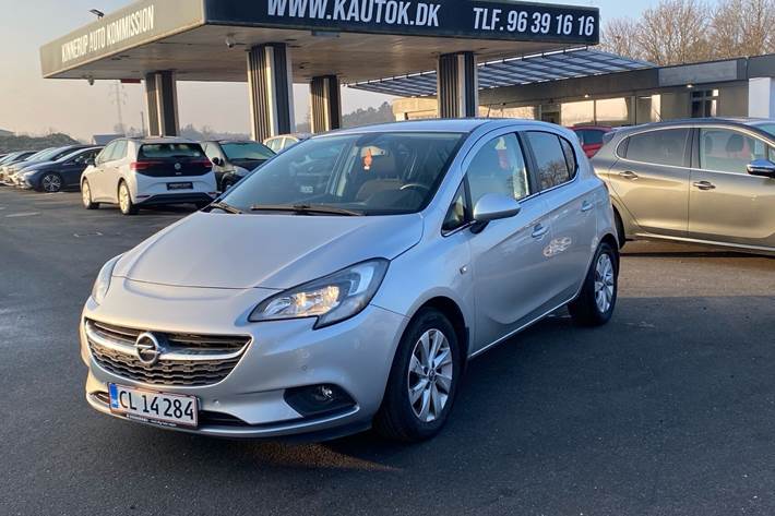 Grå Opel Corsa fra 2019