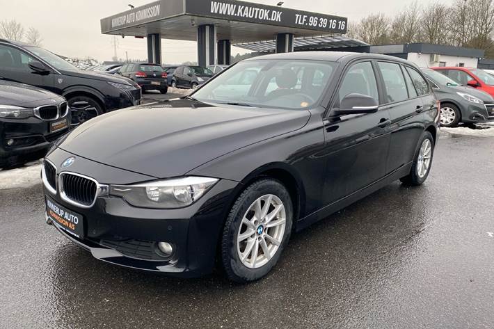 Sort BMW 318d fra 2014