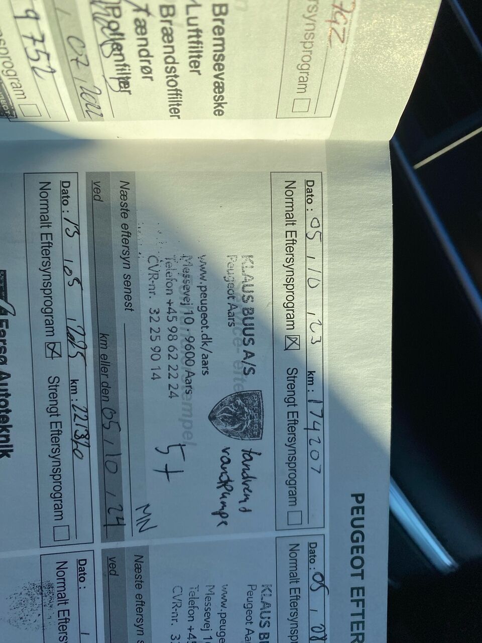 Sort Peugeot 308 fra 2018