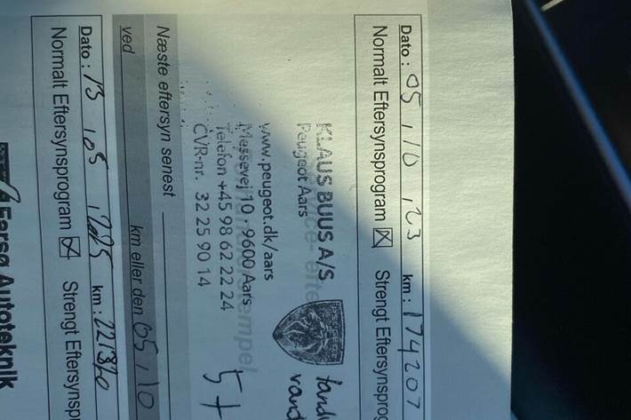 Sort Peugeot 308 fra 2018