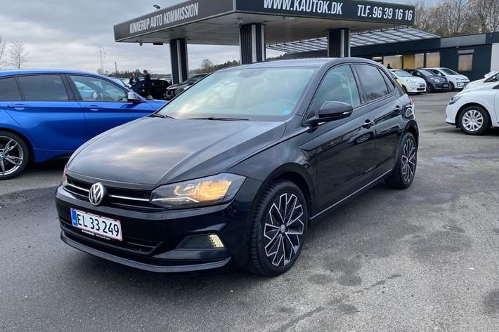 Sort VW Polo fra 2018