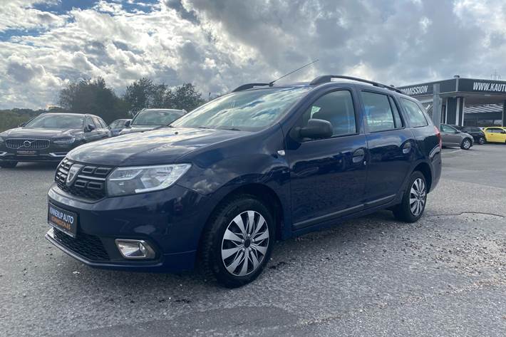 Blå Dacia Logan fra 2018