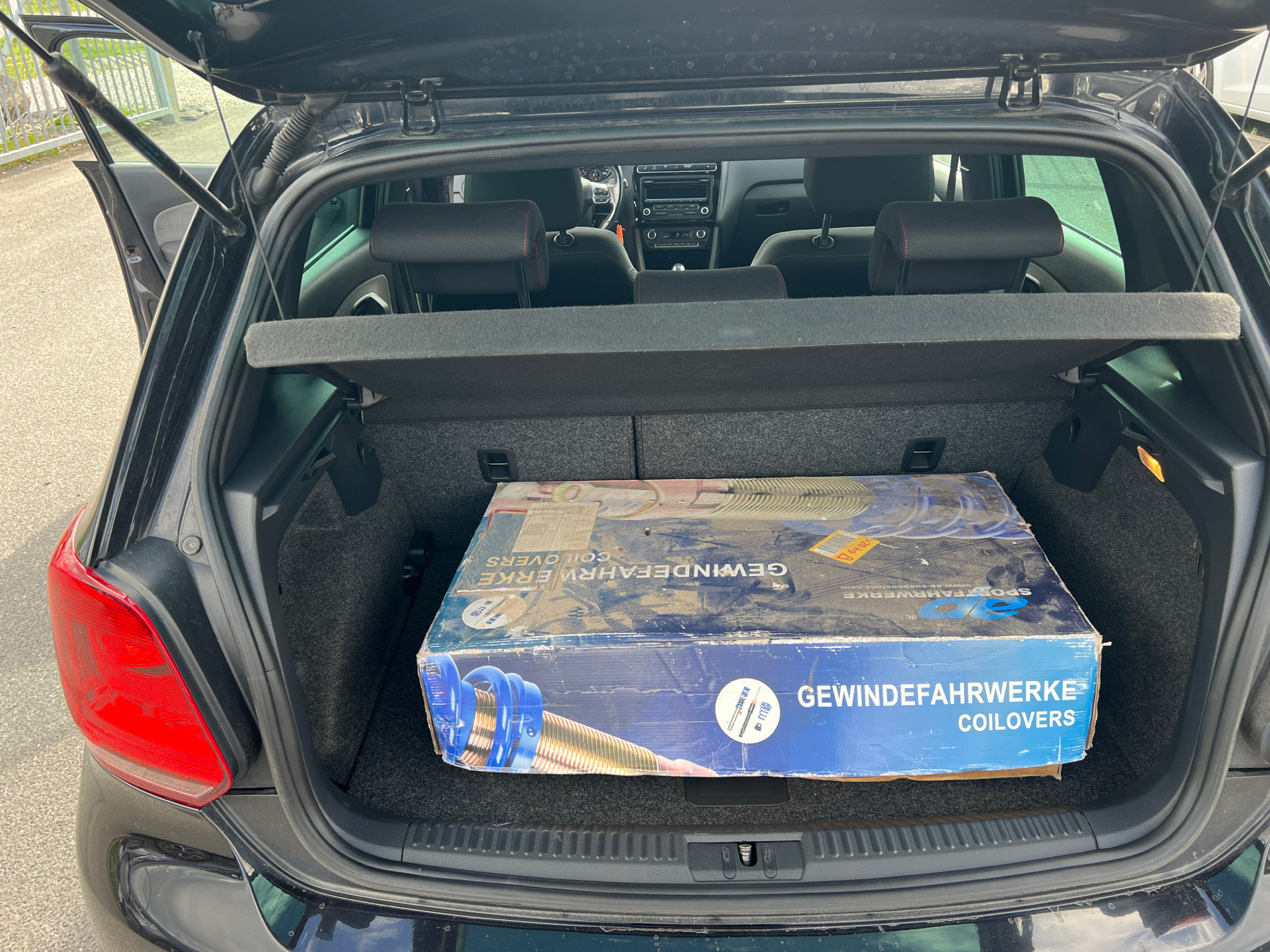 Sort VW Polo fra 2014