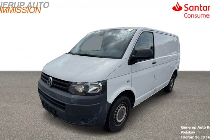 Hvid VW Transporter fra 2012