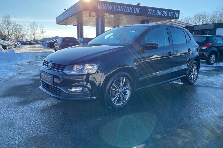 Sort VW Polo fra 2014