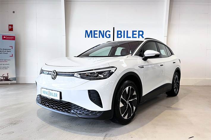 Hvid VW ID.4 fra 2022 set udefra