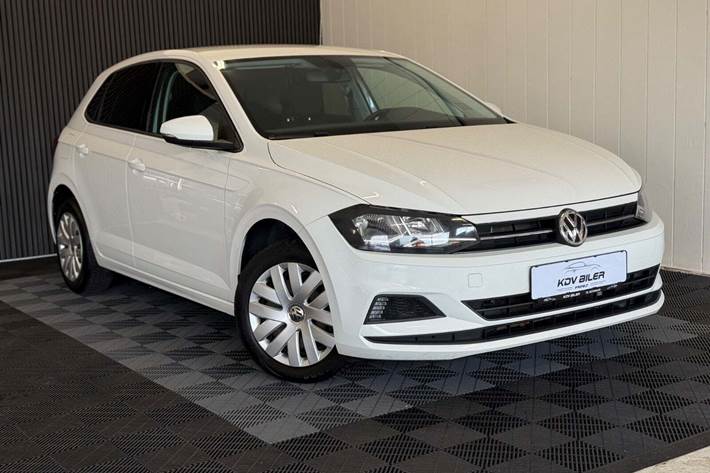 Hvid VW Polo fra 2019