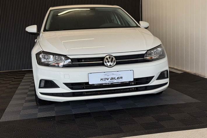 Hvid VW Polo fra 2019