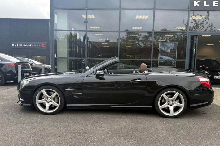 Sort Mercedes SL500 fra 2012