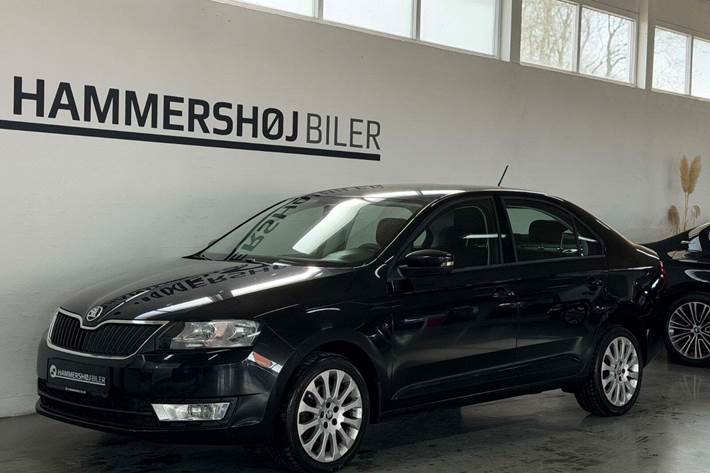 Sort Skoda Rapid fra 2016