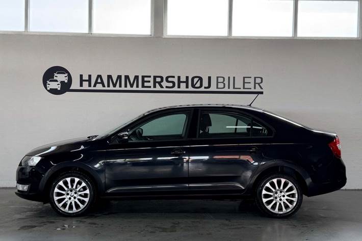 Sort Skoda Rapid fra 2016