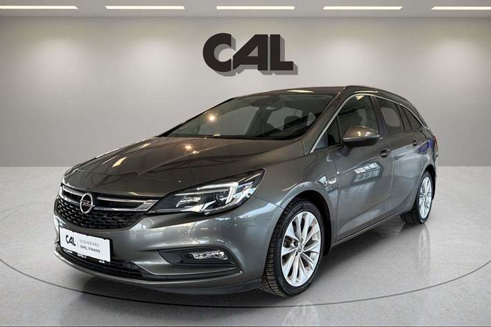 Grå Opel Astra fra 2018