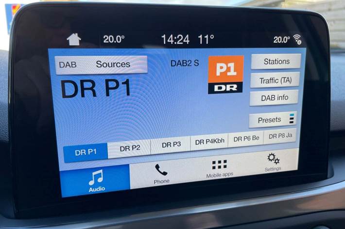 Grå Ford Focus fra 2019