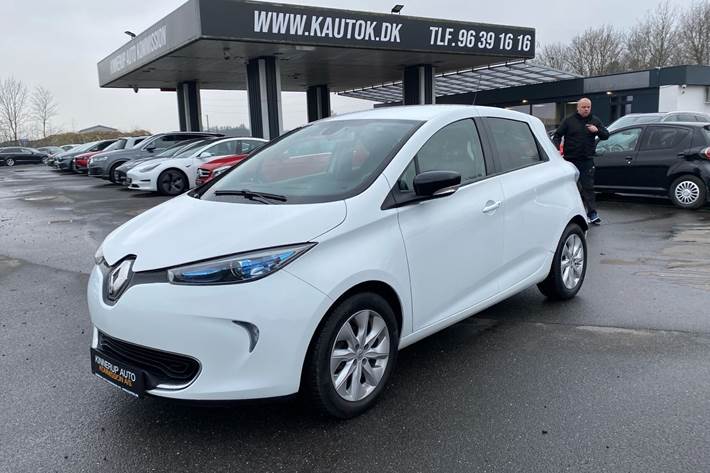Hvid Renault Zoe fra 2016