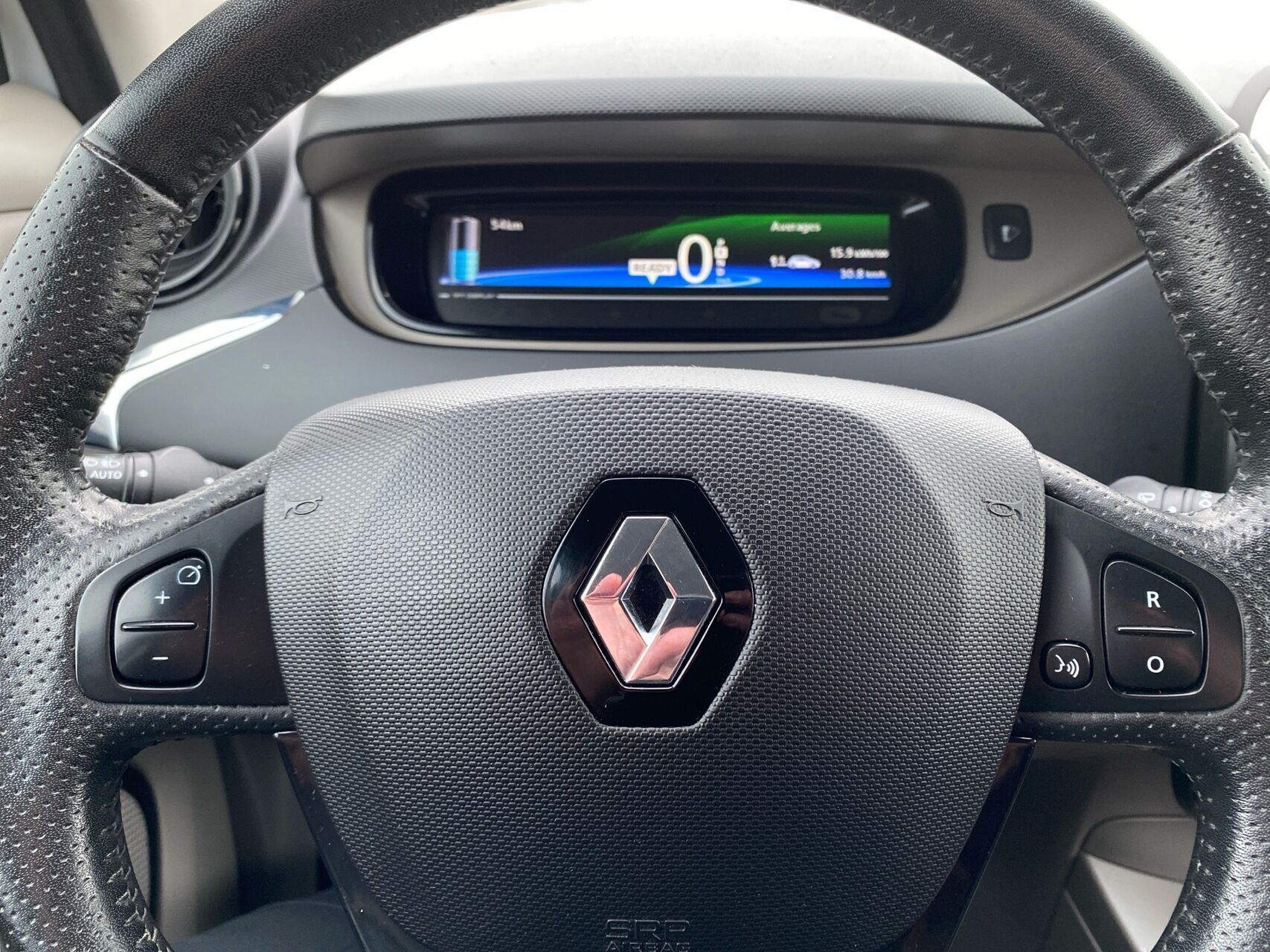 Hvid Renault Zoe fra 2016