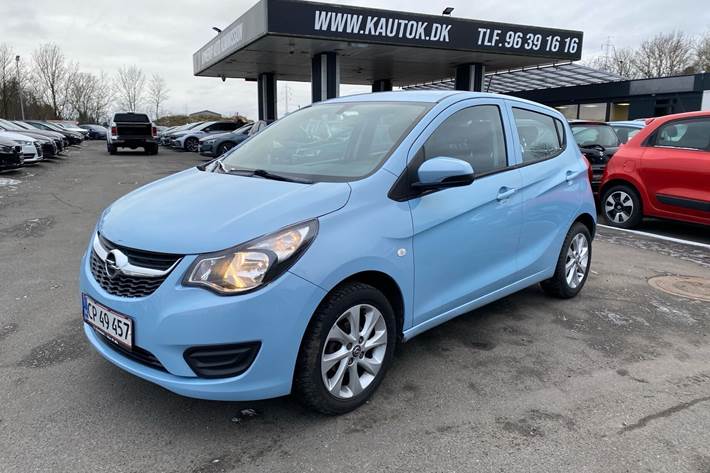 Blå Opel Karl fra 2015