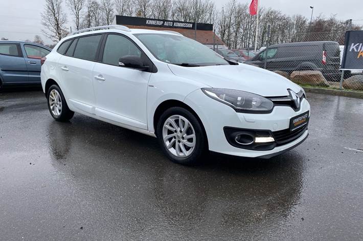 Hvid Renault Mégane fra 2015