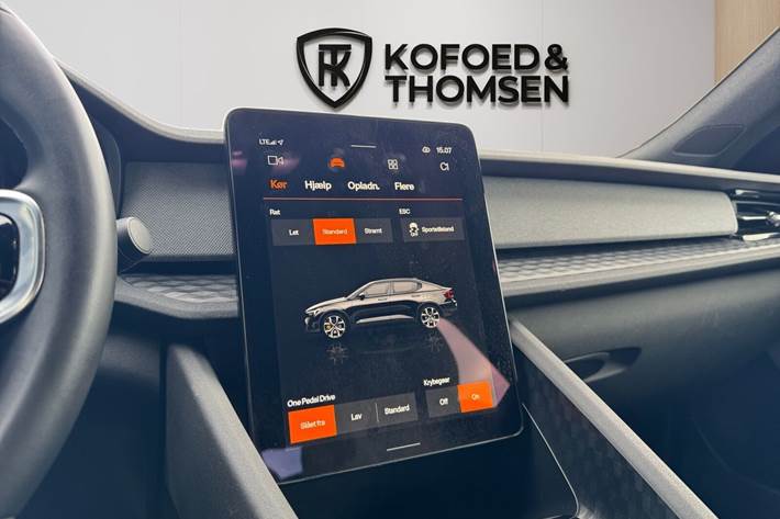 Sort Polestar 2 fra 2023