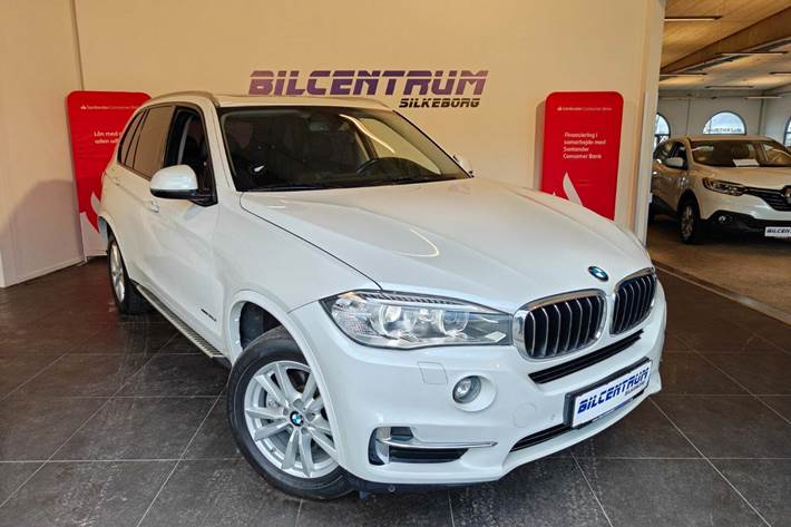 Hvid BMW X5 fra 2014