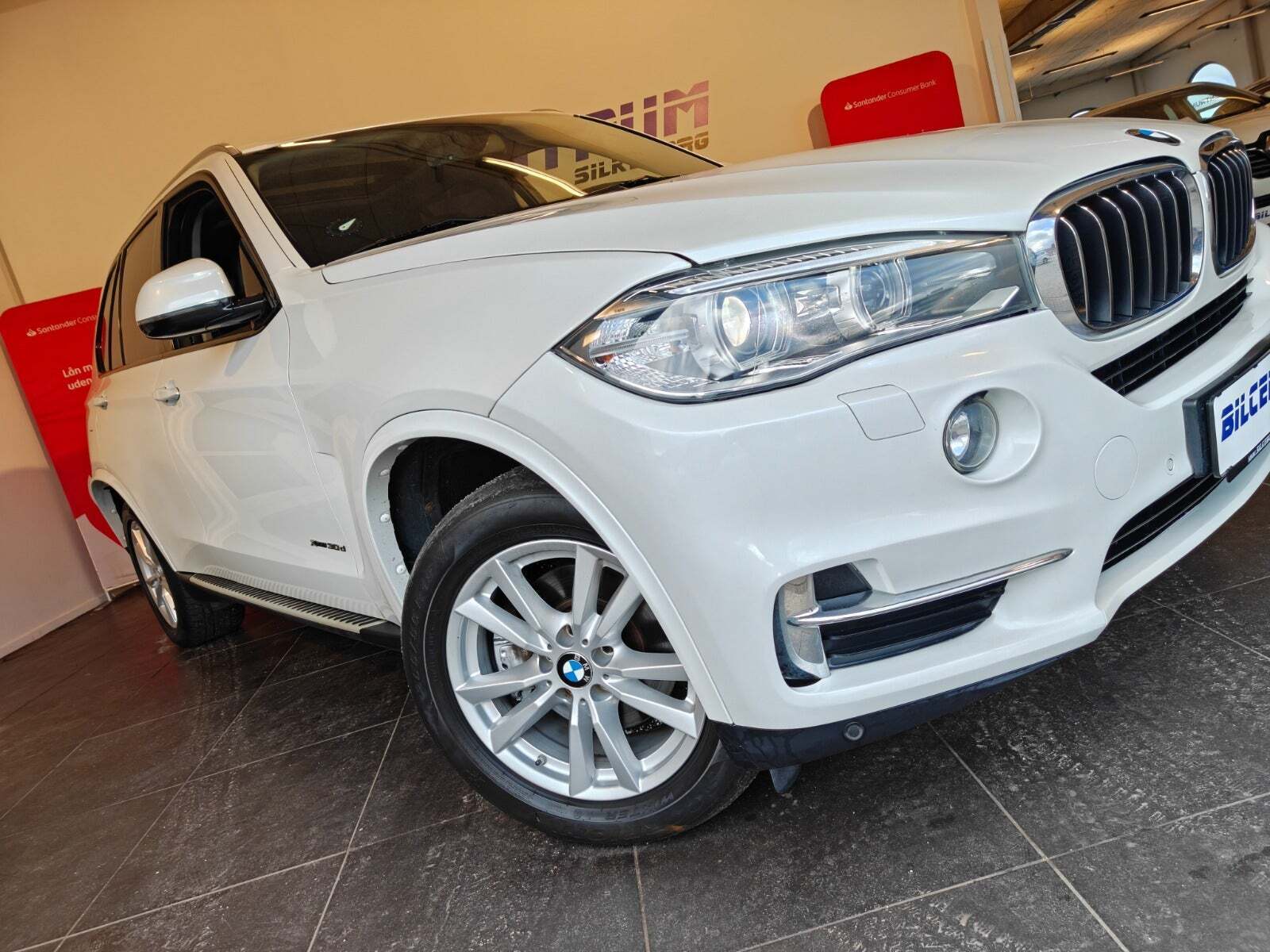 Hvid BMW X5 fra 2014