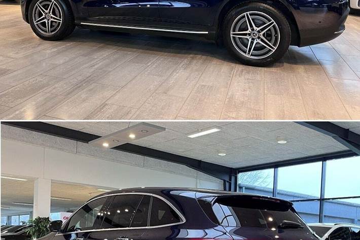 Blå Mercedes EQC400 fra 2022