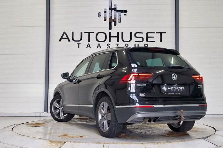 Sort VW Tiguan fra 2018