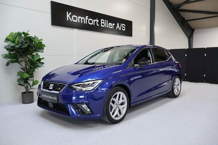 Blå Seat Ibiza fra 2019