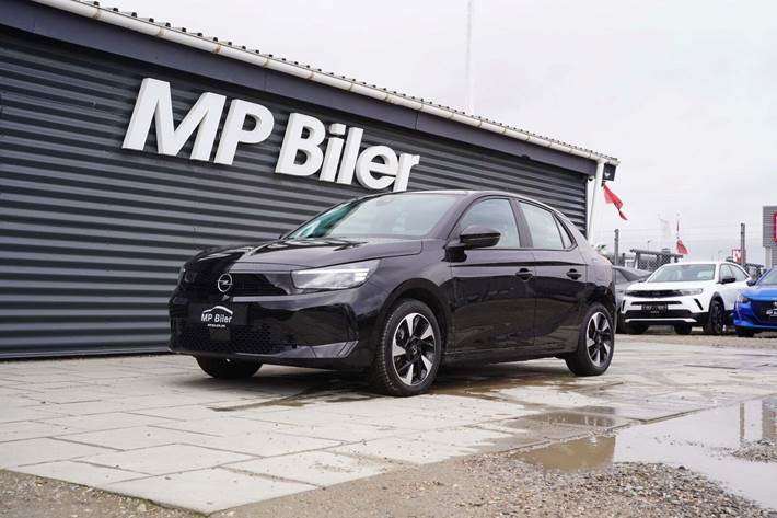 Sort Opel Corsa-e fra 2023