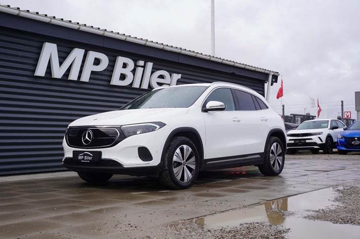 Hvid Mercedes EQA250 fra 2023