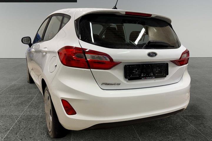 Hvid Ford Fiesta fra 2020
