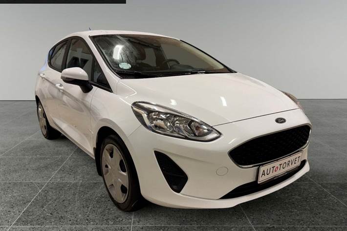 Hvid Ford Fiesta fra 2020