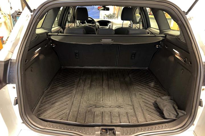 Sølv Ford Focus fra 2017