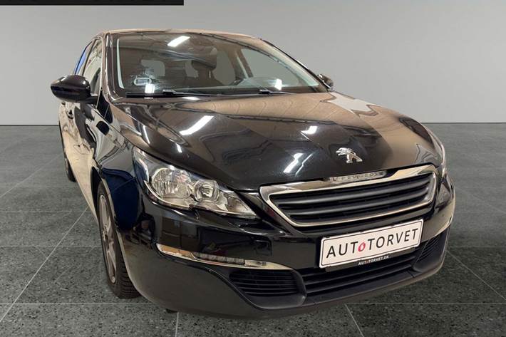 Sort Peugeot 308 fra 2015