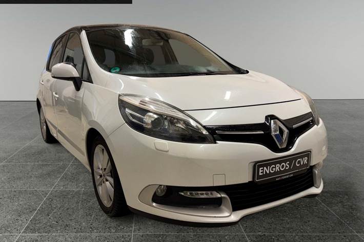 Hvid Renault Scenic III fra 2012