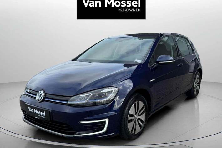 Blå VW e-Golf VII fra 2020