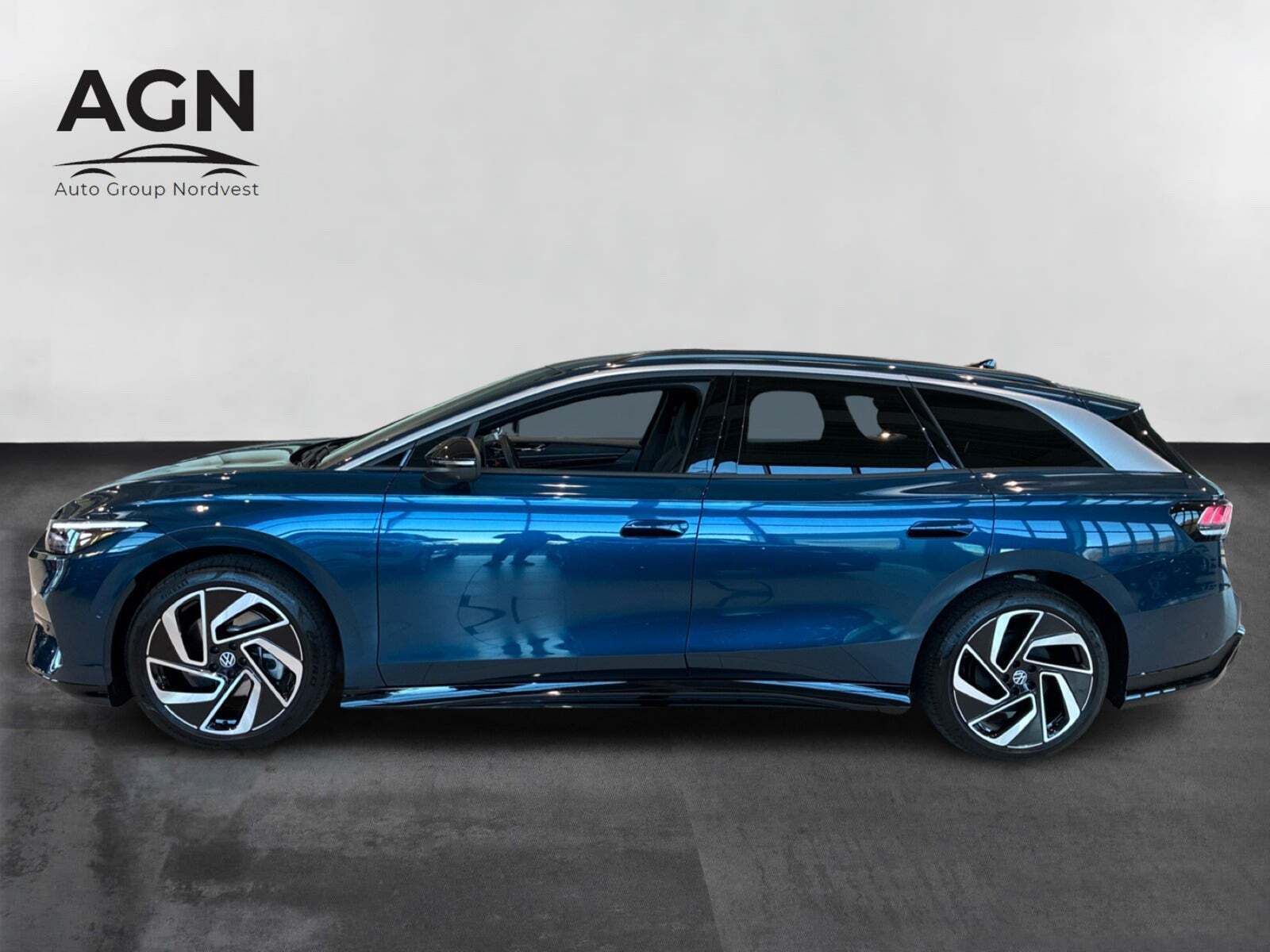 Blå VW ID.7 fra 2025