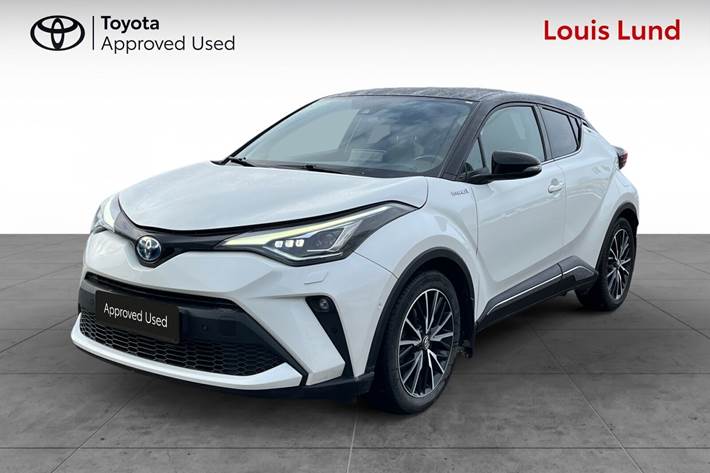 Hvid Toyota C-HR fra 2020